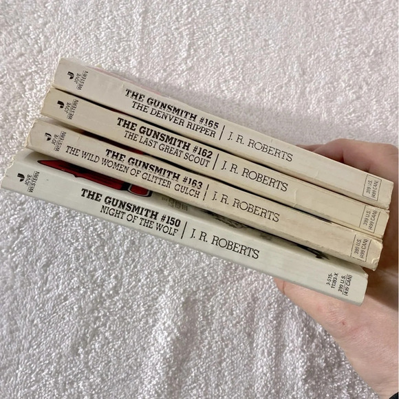 Vintage The Gunsmith All  Action Western Romance Novel x4 - Picture 7 of 14